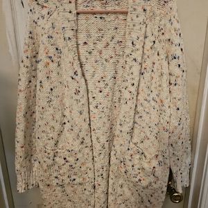 Shein Cardigan 2xl Multi Colored